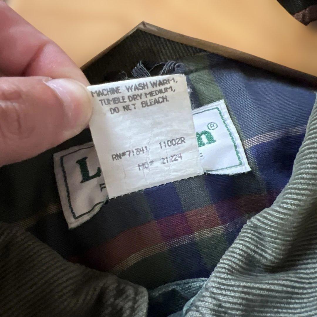 llbean フィールドコート 80's グリーン L
