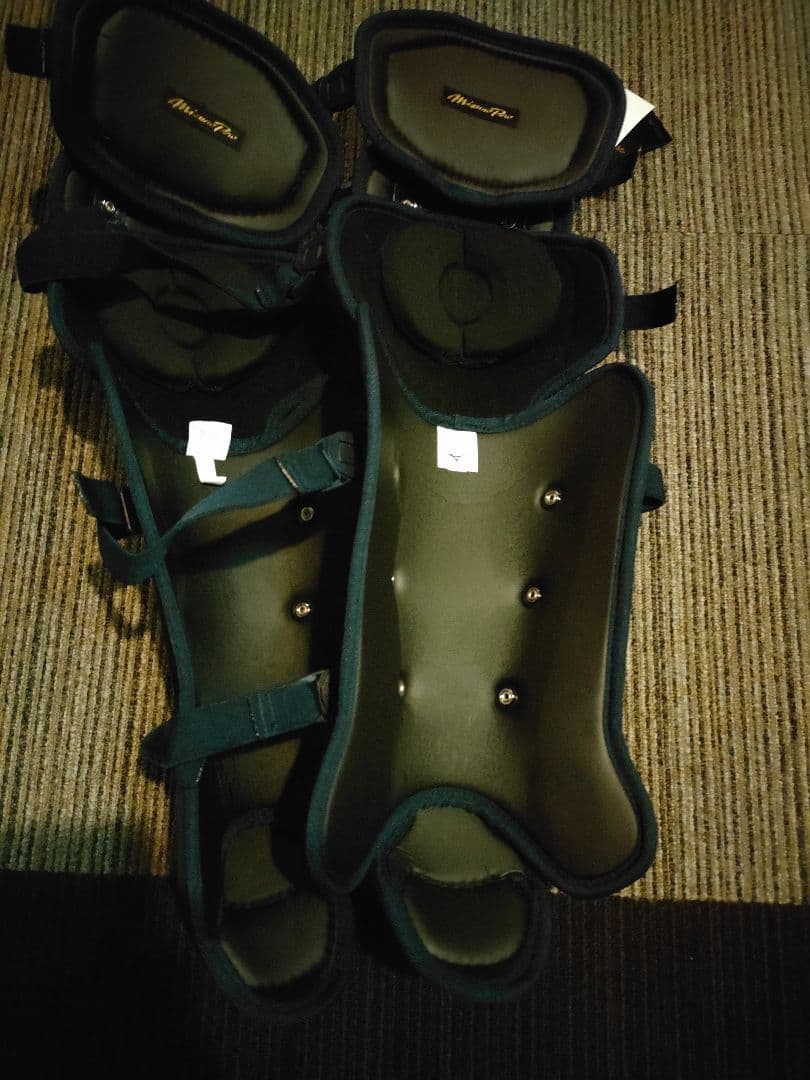 ミズノプロ　キャッチャー防具セットМサイズ　ネイビー✕シルバー