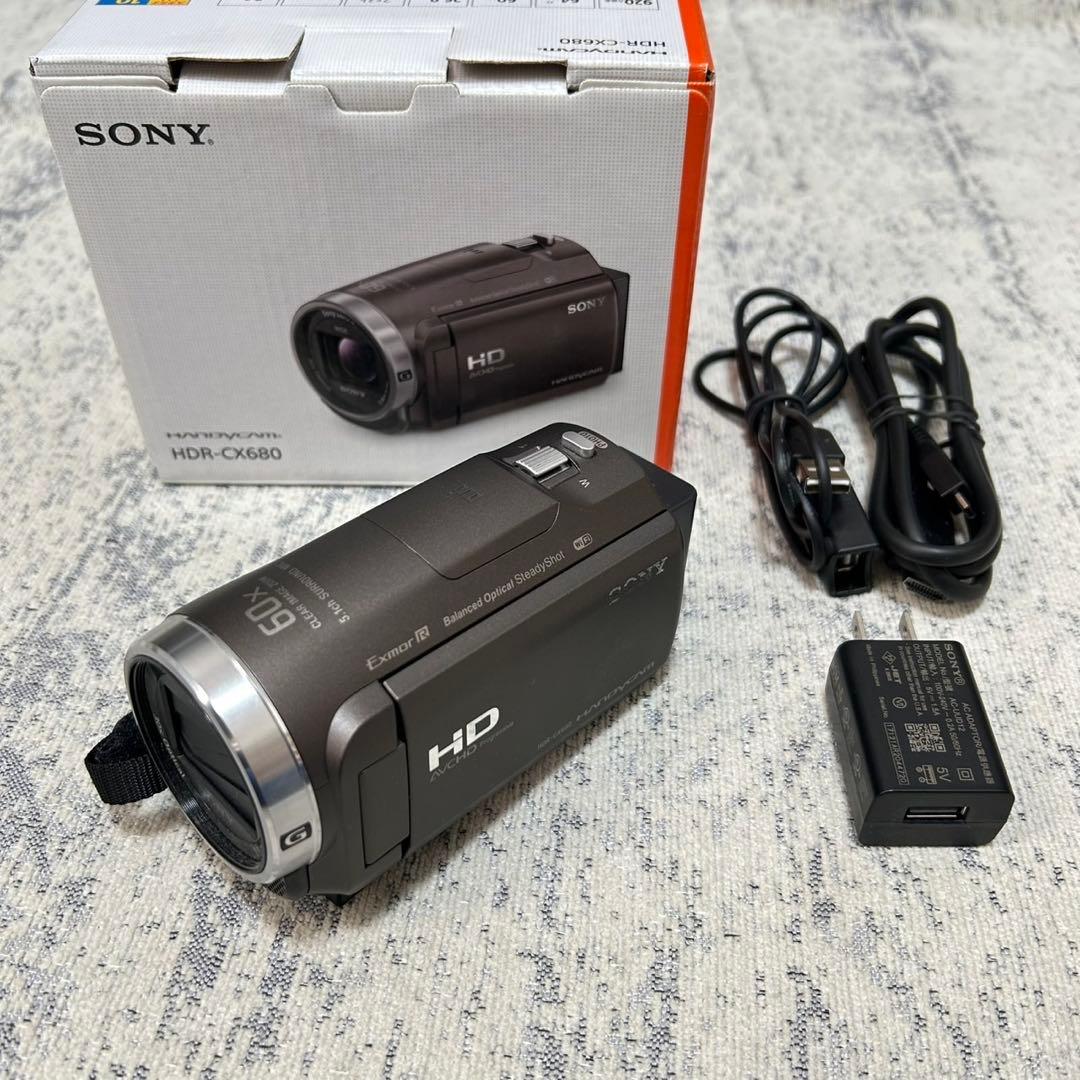 ソニー SONY HDR-CX680 デジタルビデオカメラ ブラウン