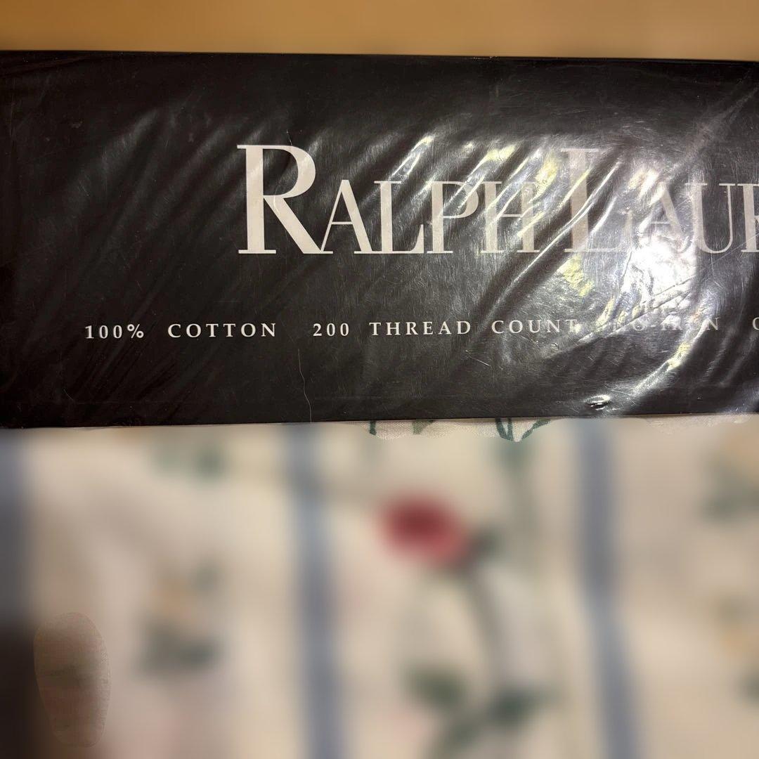 Ralph Lauren 花柄シングルフラットシーツ