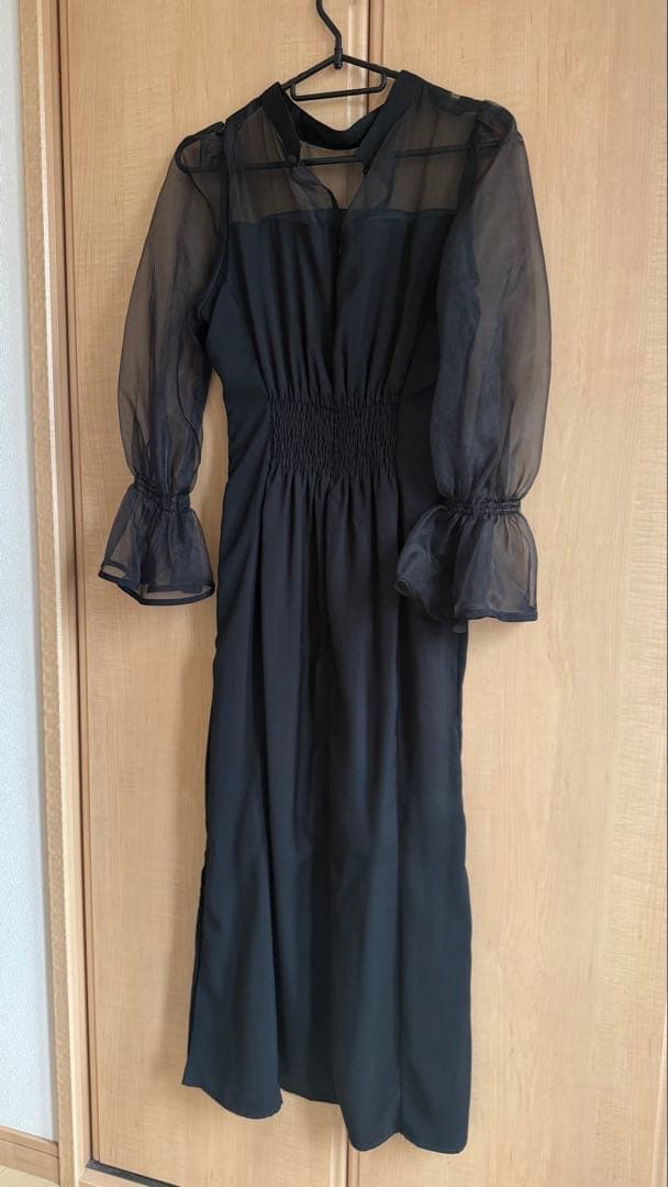 nairo ナイロ　スタンドカラーマーメイドドレス S