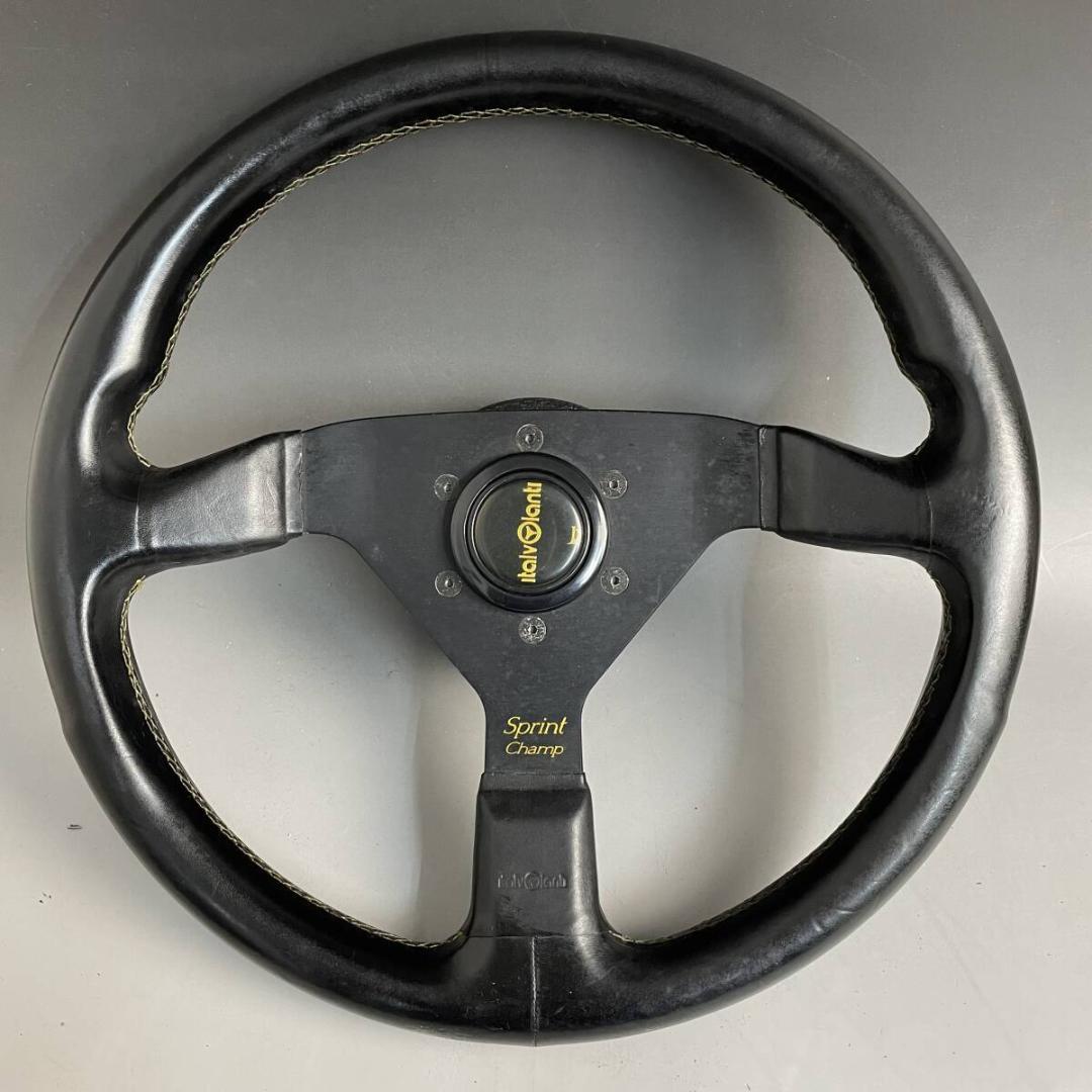 当時物 1996年製 italvolanti レザー ステアリング