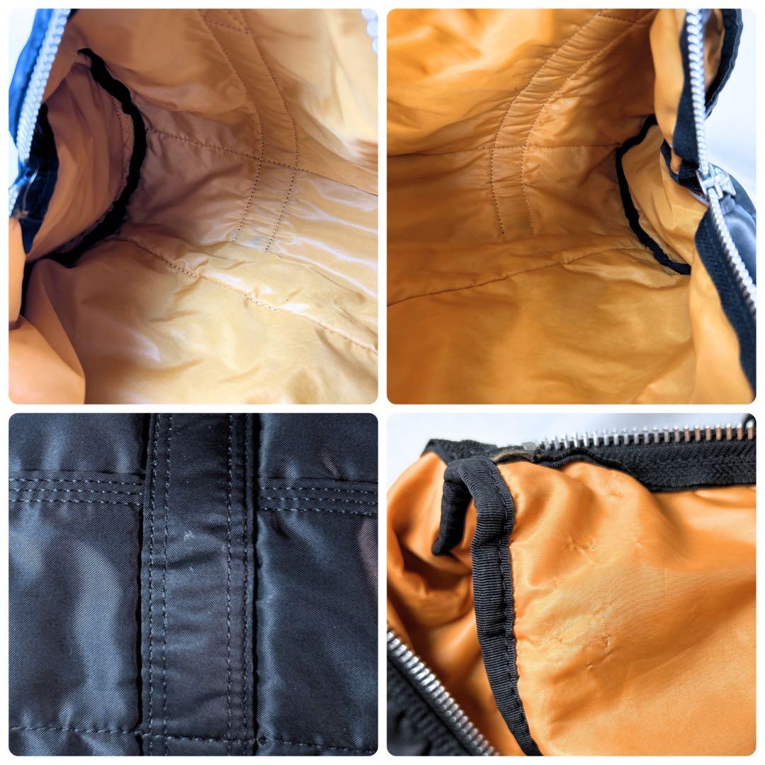 希少 廃盤品 PORTER TANKER ミニボストンバッグ ドラム型 ブラック