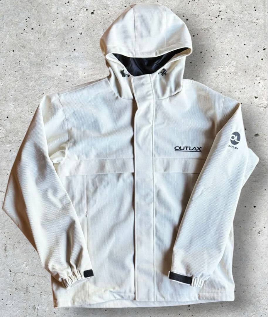 OUTLAX コーデュロイ フルジップ パンツ L