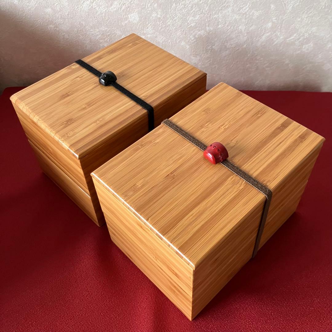 公長齋小菅 二段弁当箱 ペア