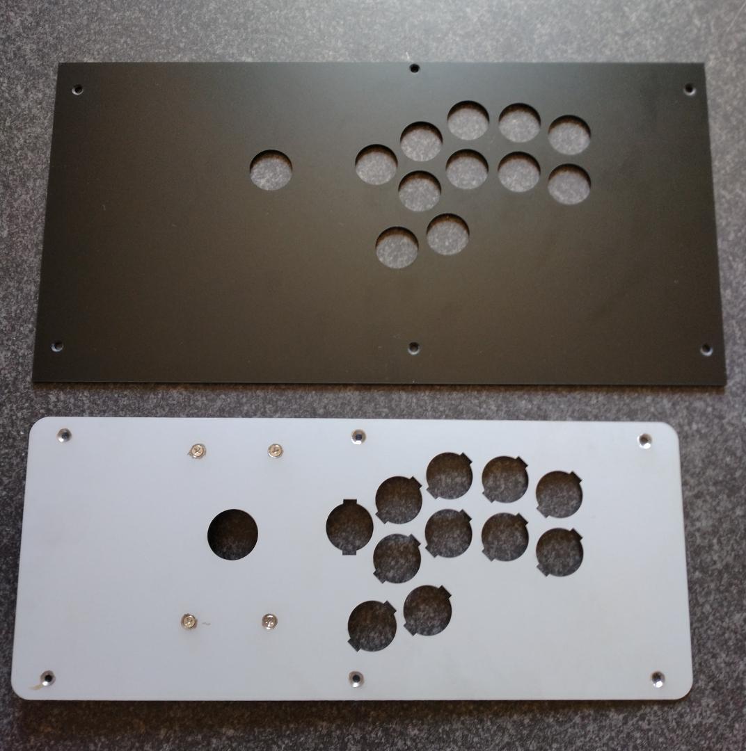 Qanba Obsidian2 φ24増設ボタン天板キット