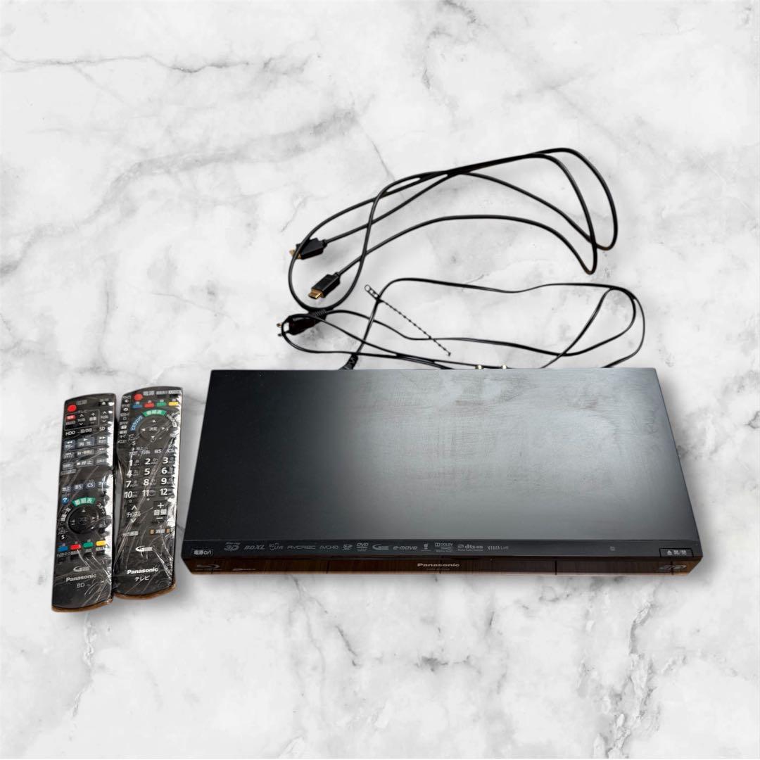 Panasonic DMR-BZT600 BDレコーダー リモコン2個付き