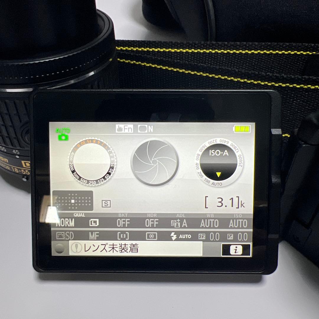 【一眼レフカメラ】Nikon D5600 18-55 VR kit