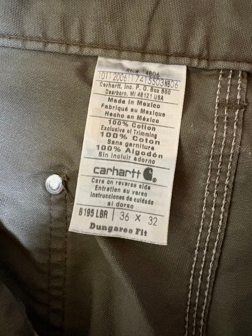 carhartt カーハート ダブルニー メキシコ製