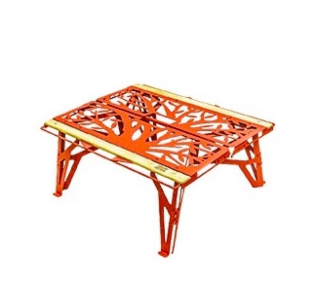 ネイチャートーンズ　ワンハンドカフェテーブル　ノーマル　チリレッド　新品　未使用