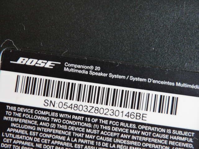 Bose Companion 20 スピーカー