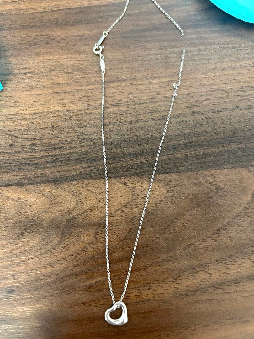 Tiffany オープンハート　ネックレス