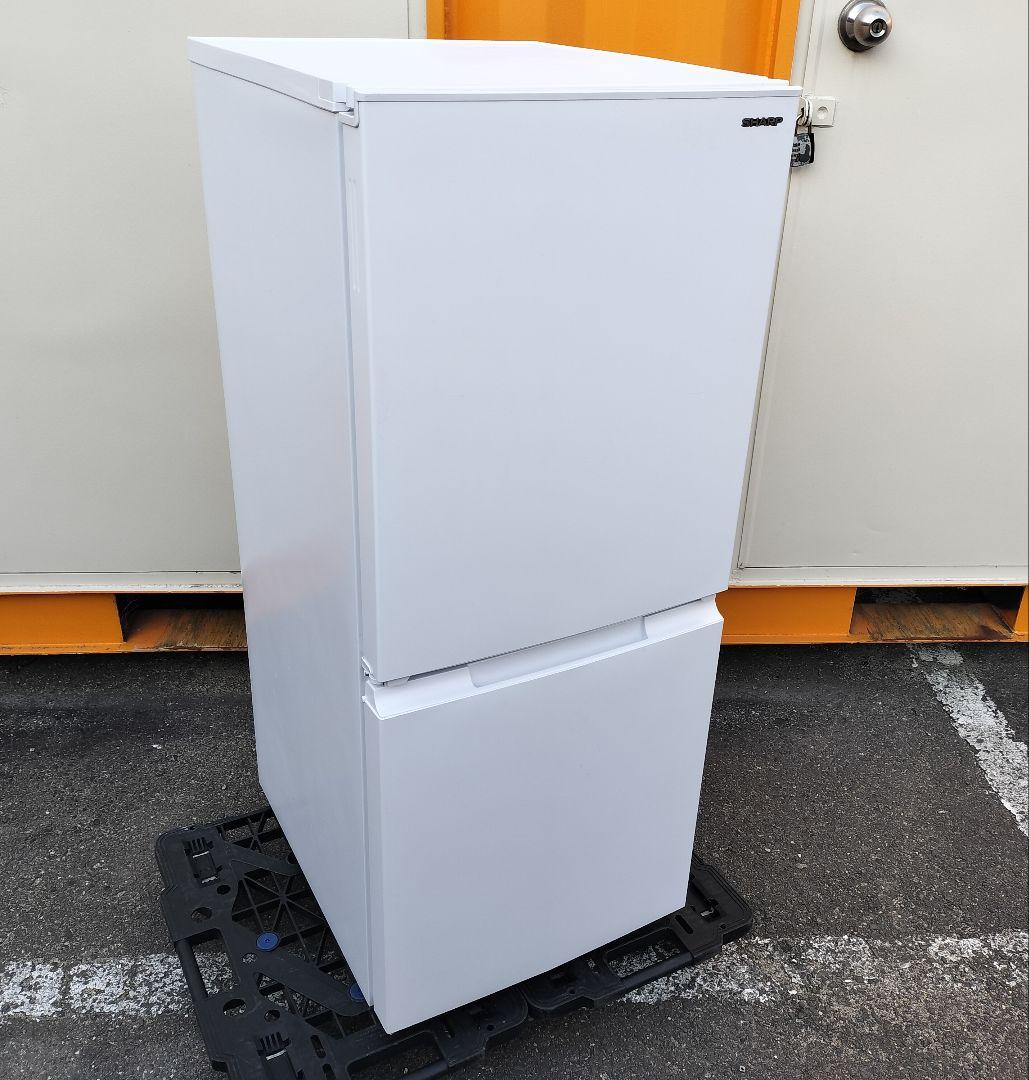 ■美品■SHARP 152L 冷蔵庫「つけかえどっちもドア」SJ-D15J-W