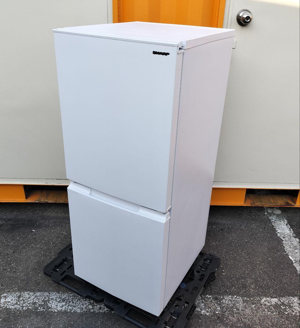 ■美品■SHARP 152L 冷蔵庫「つけかえどっちもドア」SJ-D15J-W