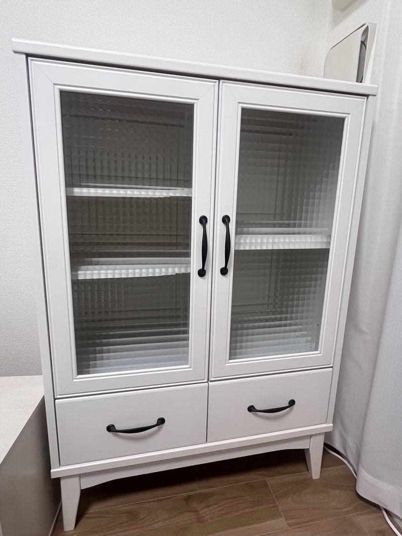 【送料込】キッチン収納キャビネット　食器棚