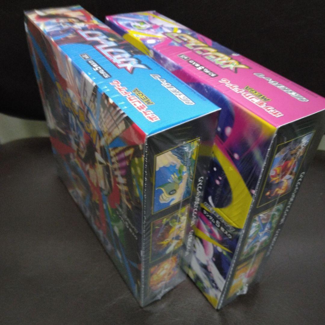 ポケモンカードメガブレイブ、メガシンフォニアシュリンク付きBOX