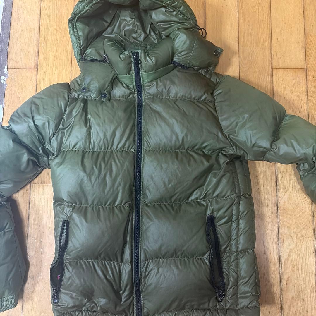 TATRAS フード付きダウンジャケット オリーブグリーン