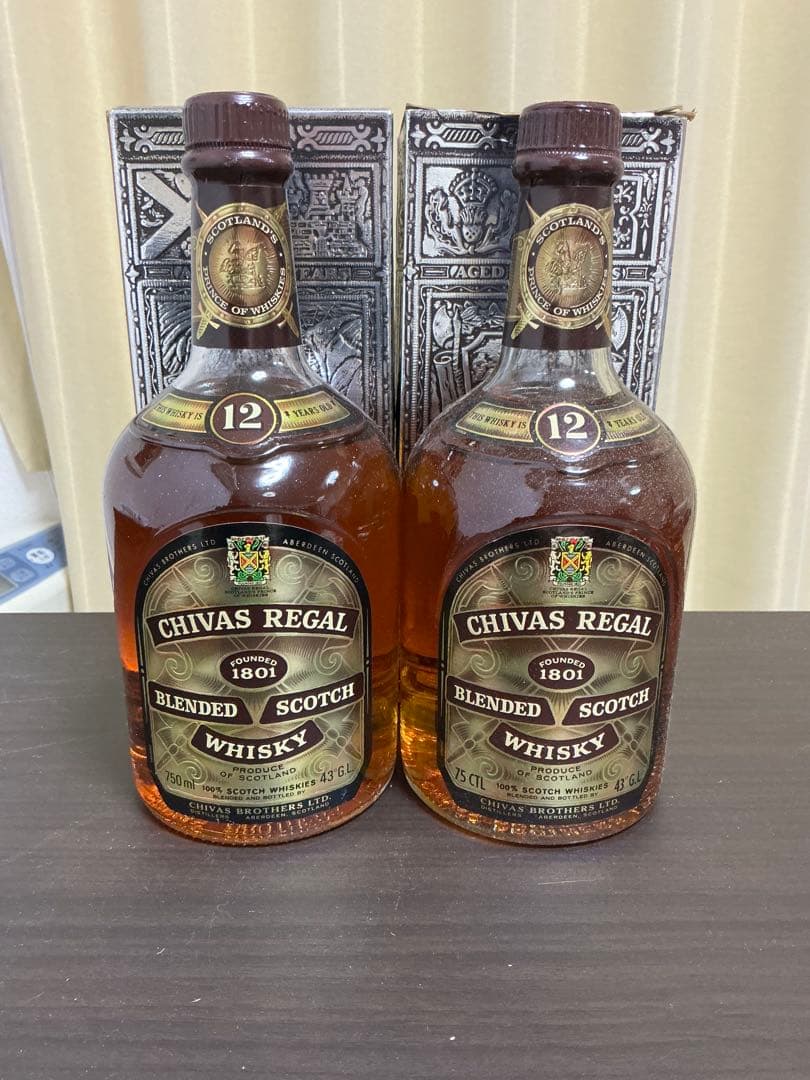 CHIVAS REGAL 12年 ブレンデッドスコッチウイスキー 2本セット