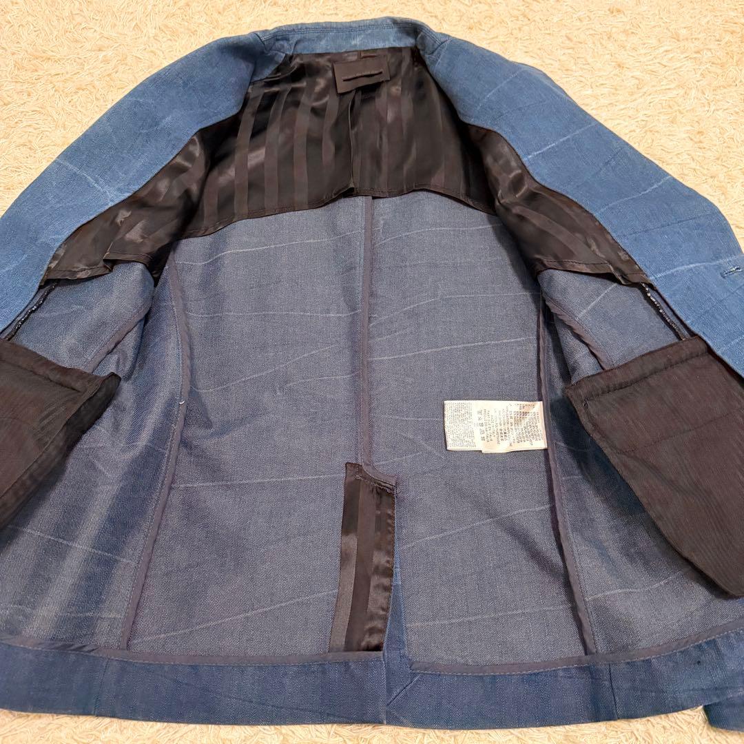 イタリア製　ディーゼル　テーラードジャケット　デニム　L相当　メンズ