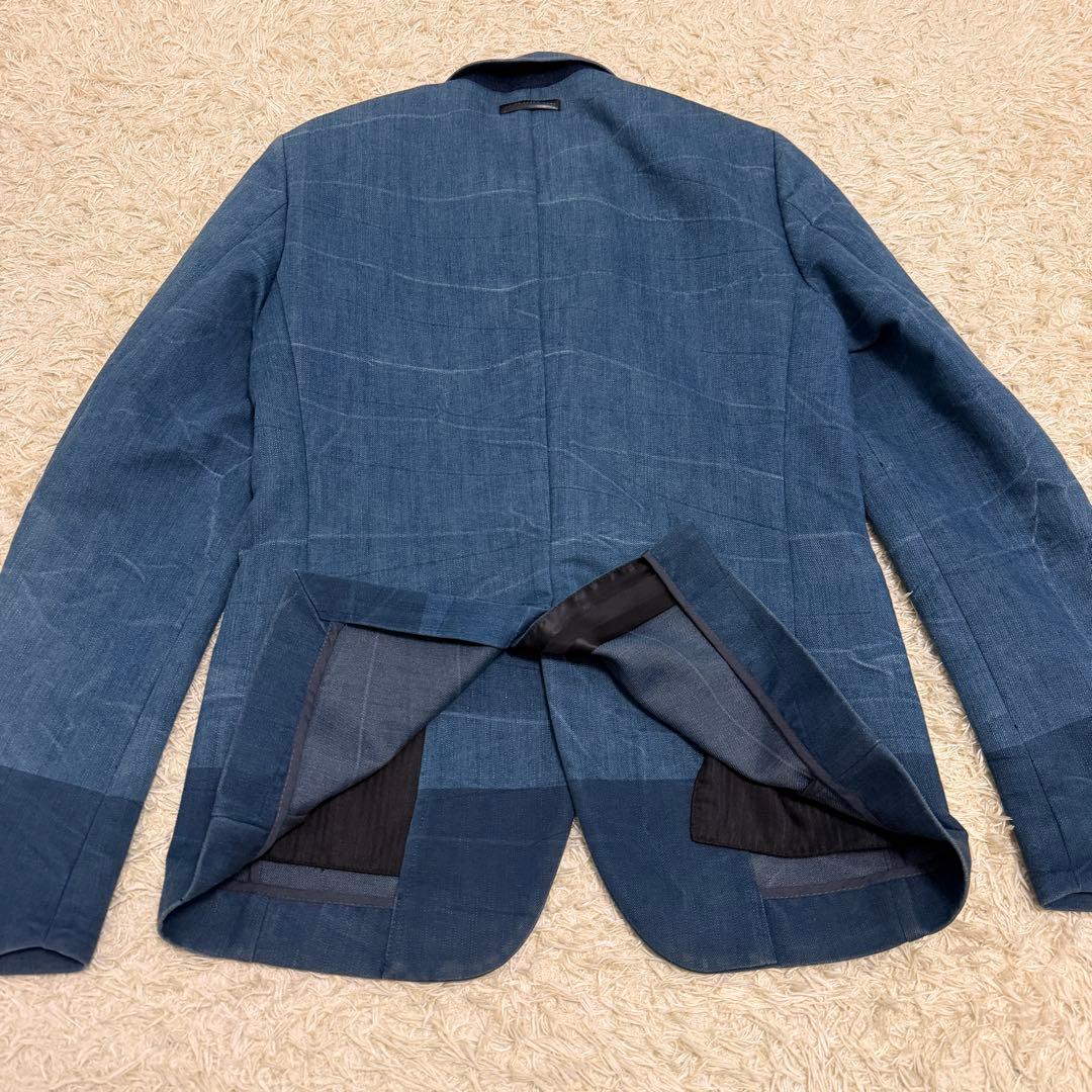 イタリア製　ディーゼル　テーラードジャケット　デニム　L相当　メンズ