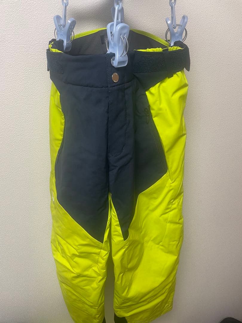 DESCENTE スキーウェア ネイビー/ライムグリーン