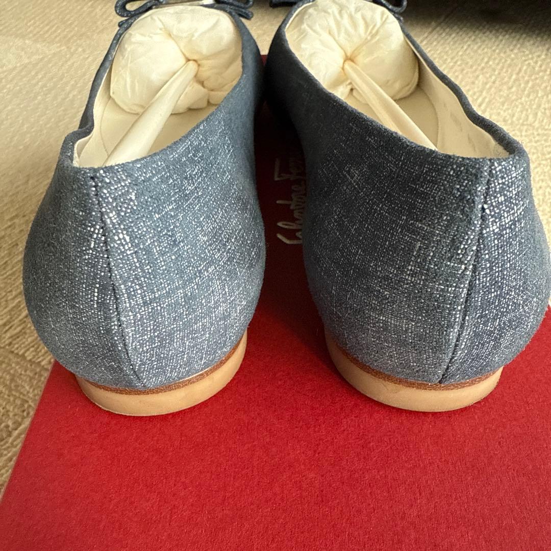 Salvatore Ferragamo デニム フラットシューズ