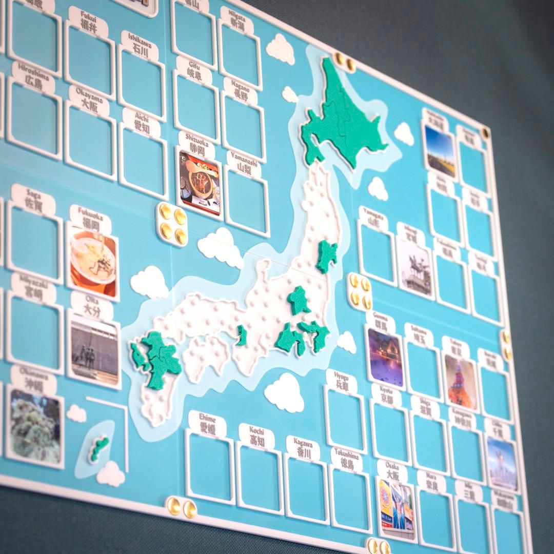 【無地プレートセット】人生の実績解除パズル 日本地図 パズル トラベル