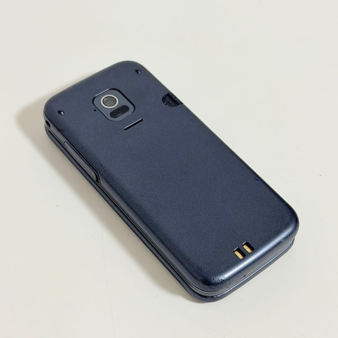 【SIMフリー】docomo らくらくホン F-01M ネイビー