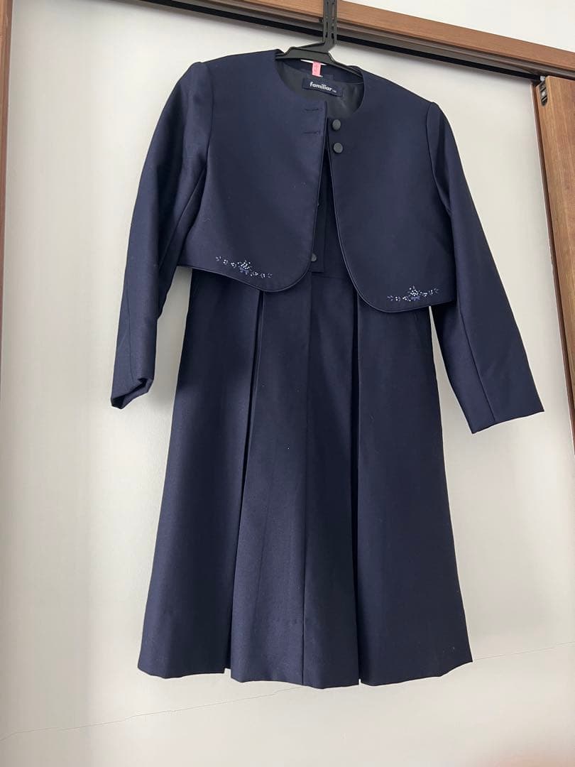 ファミリア familiar アンサンブル　セットアップ　ボレロ　130