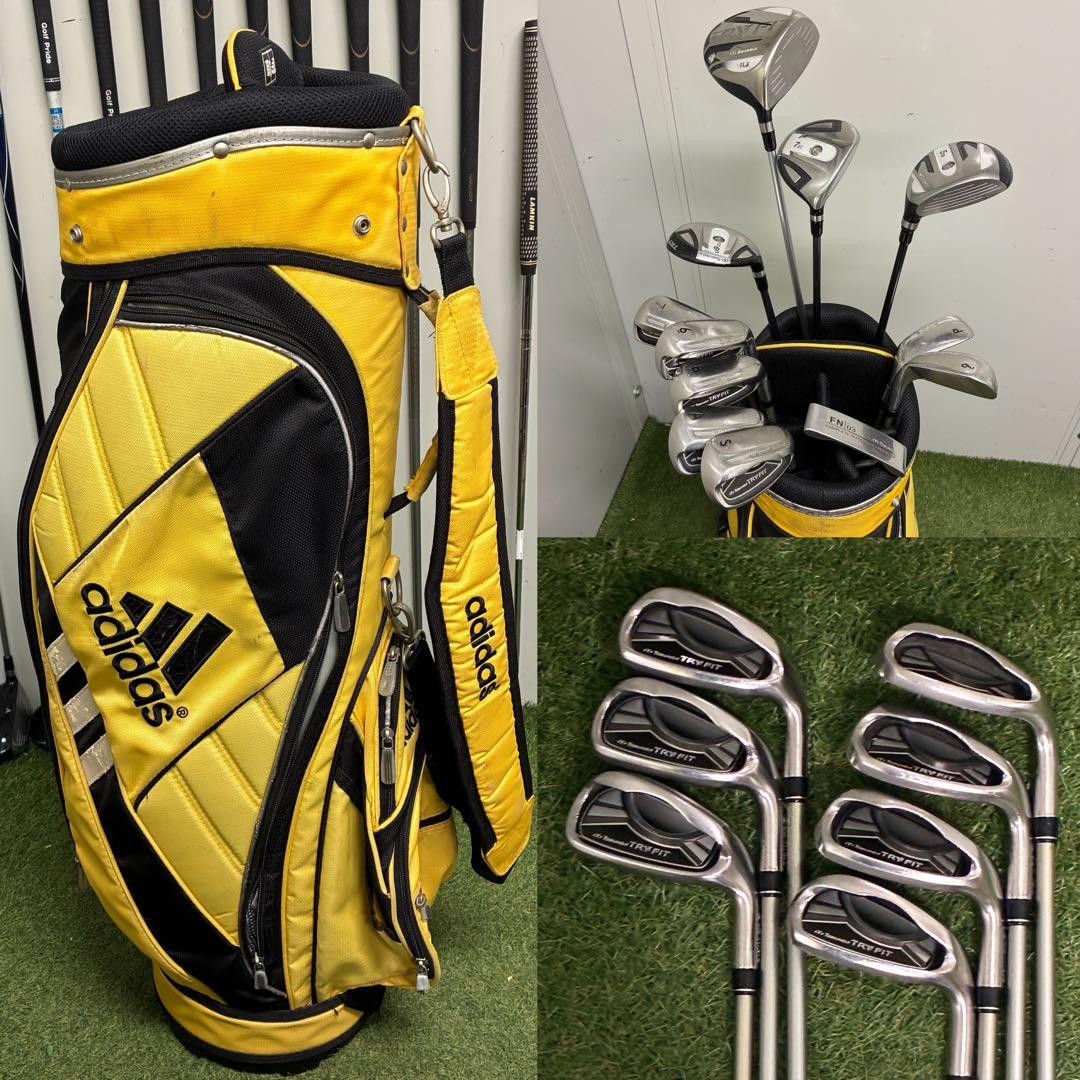 メンズゴルフクラブセット　【adidas】【TOBUNDA】【MOTORE】