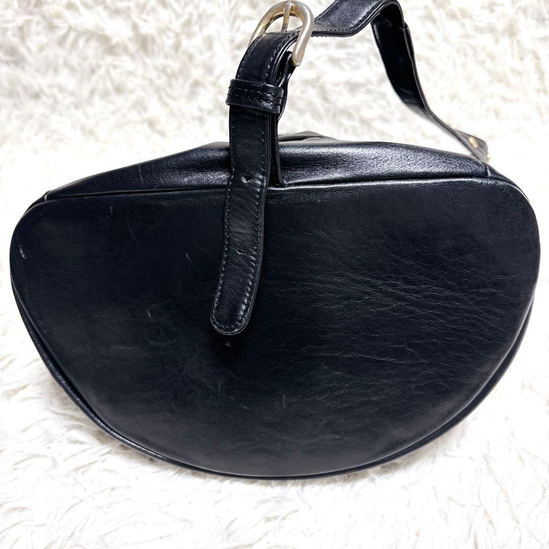 VERSACE リュック　レザー ショルダーバッグ　サンバースト　メデューサ　黒