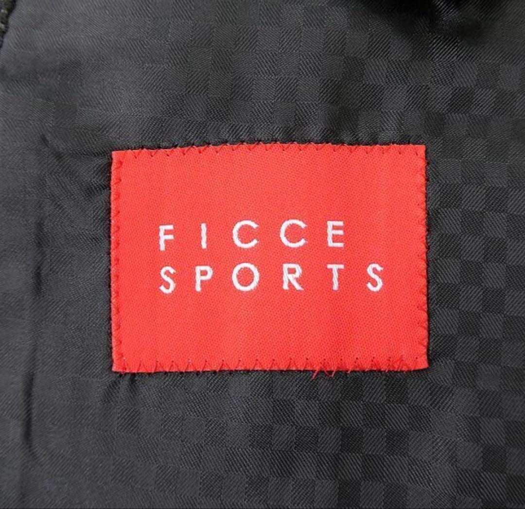 【しま史郎】FICCE SPORTS 尾州 バーズアイ スーツ Y4 黒灰