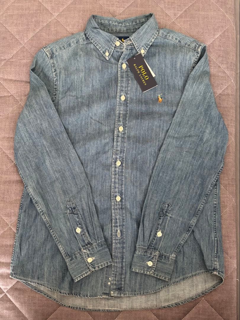 Ralph Lauren デニムボタンシャツ　コットンシャンブレーシャツ　新品