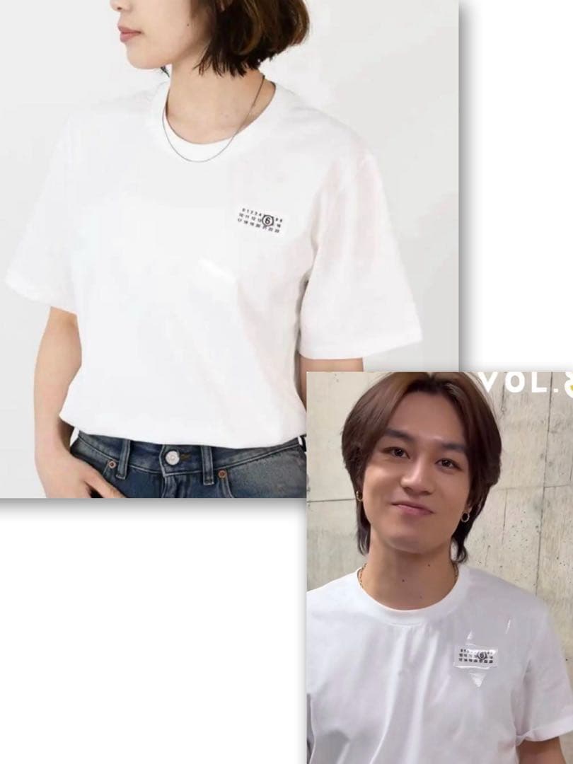 最終値下げ！MM6 メゾンマルジェラ2025春夏 Tシャツ　松田元太さん着用