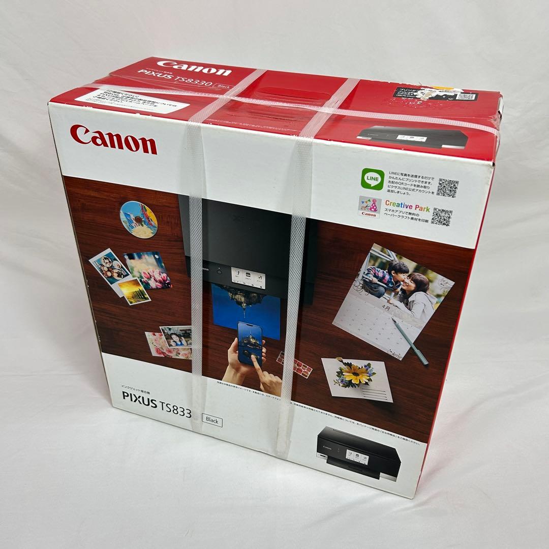 【未使用品】 Canon PIXUS TS8330 ブラック プリンター