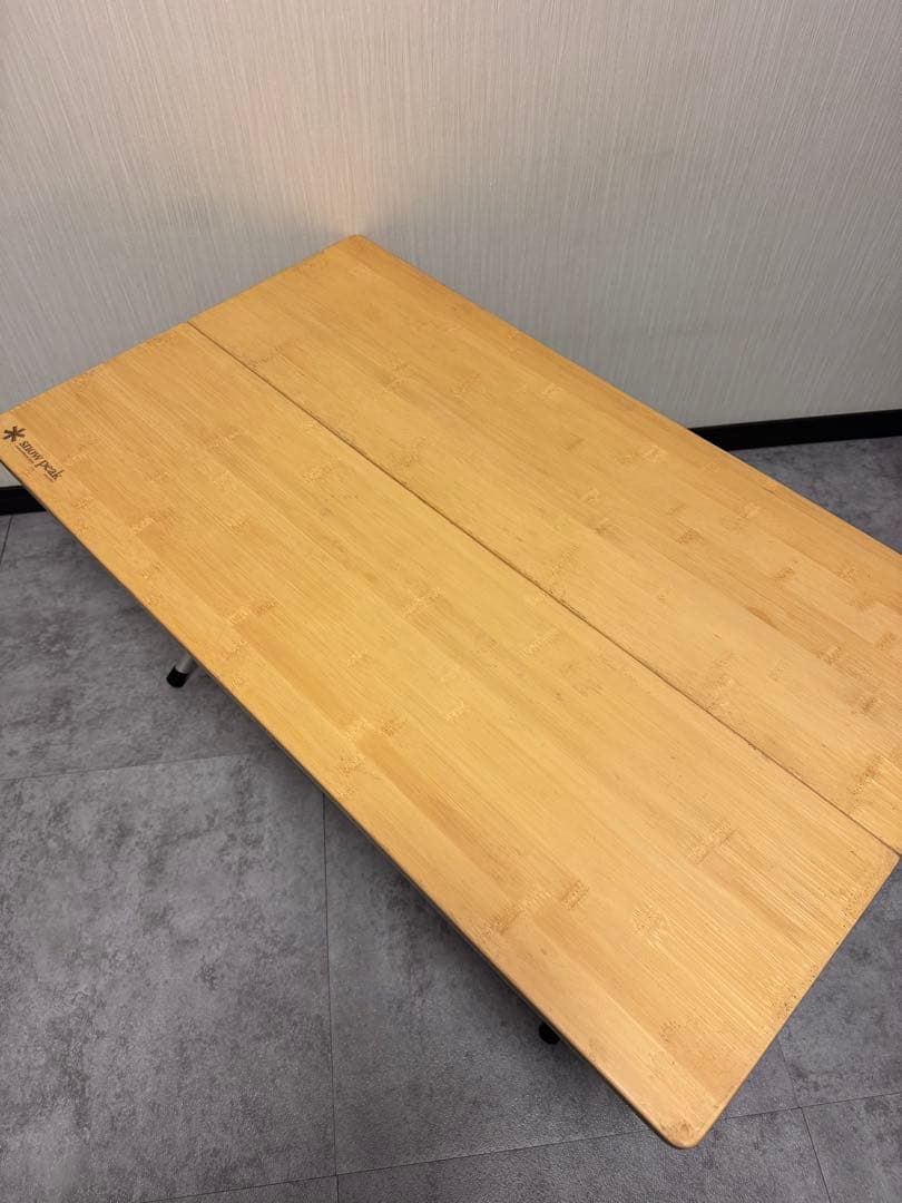 訳あり　スノーピーク　ワンアクションローテーブル　竹peak