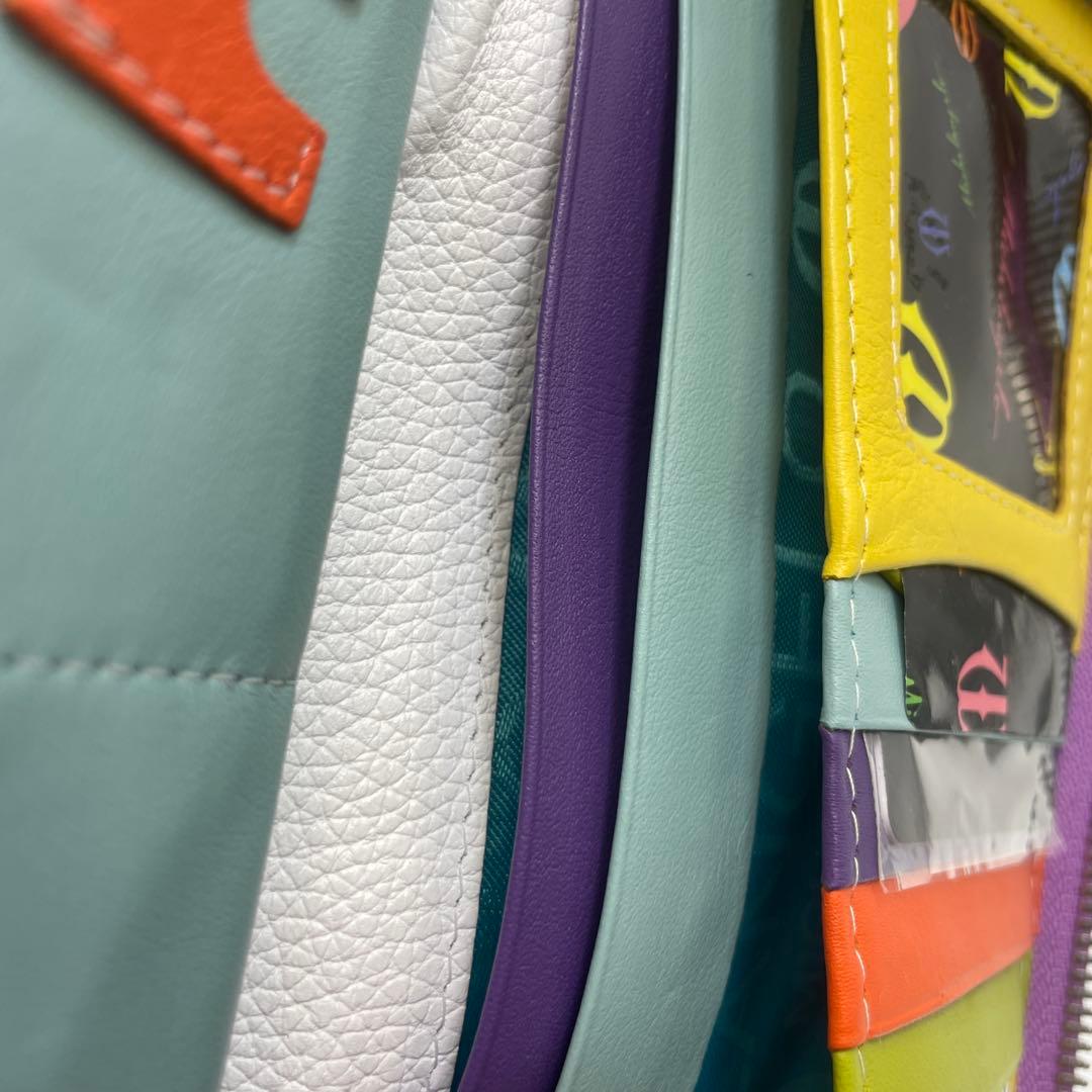 ミケランジェロ　クロコダイル型押し　ラウンドファスナー　長財布　ロングウォレット