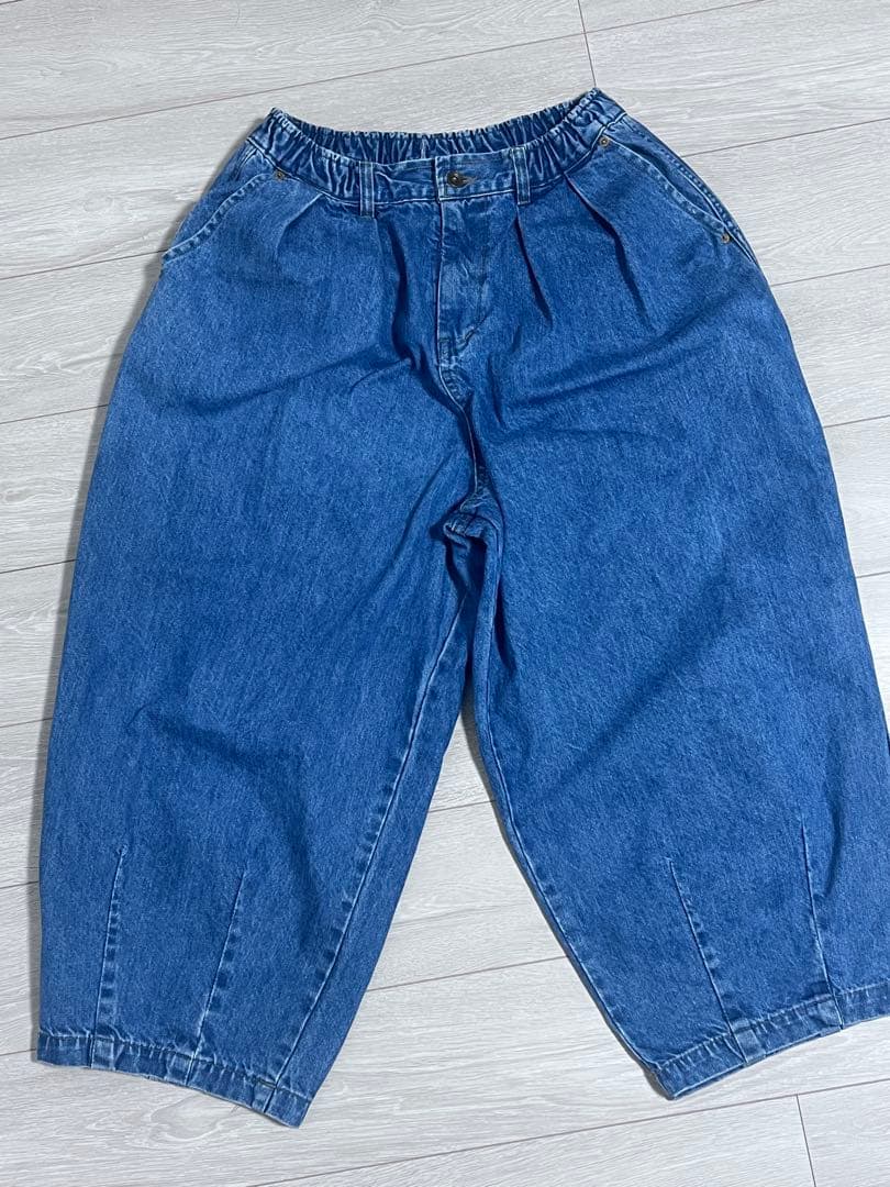 パンツ ANGLAN-Stone Vintage Denim Balloon Pant