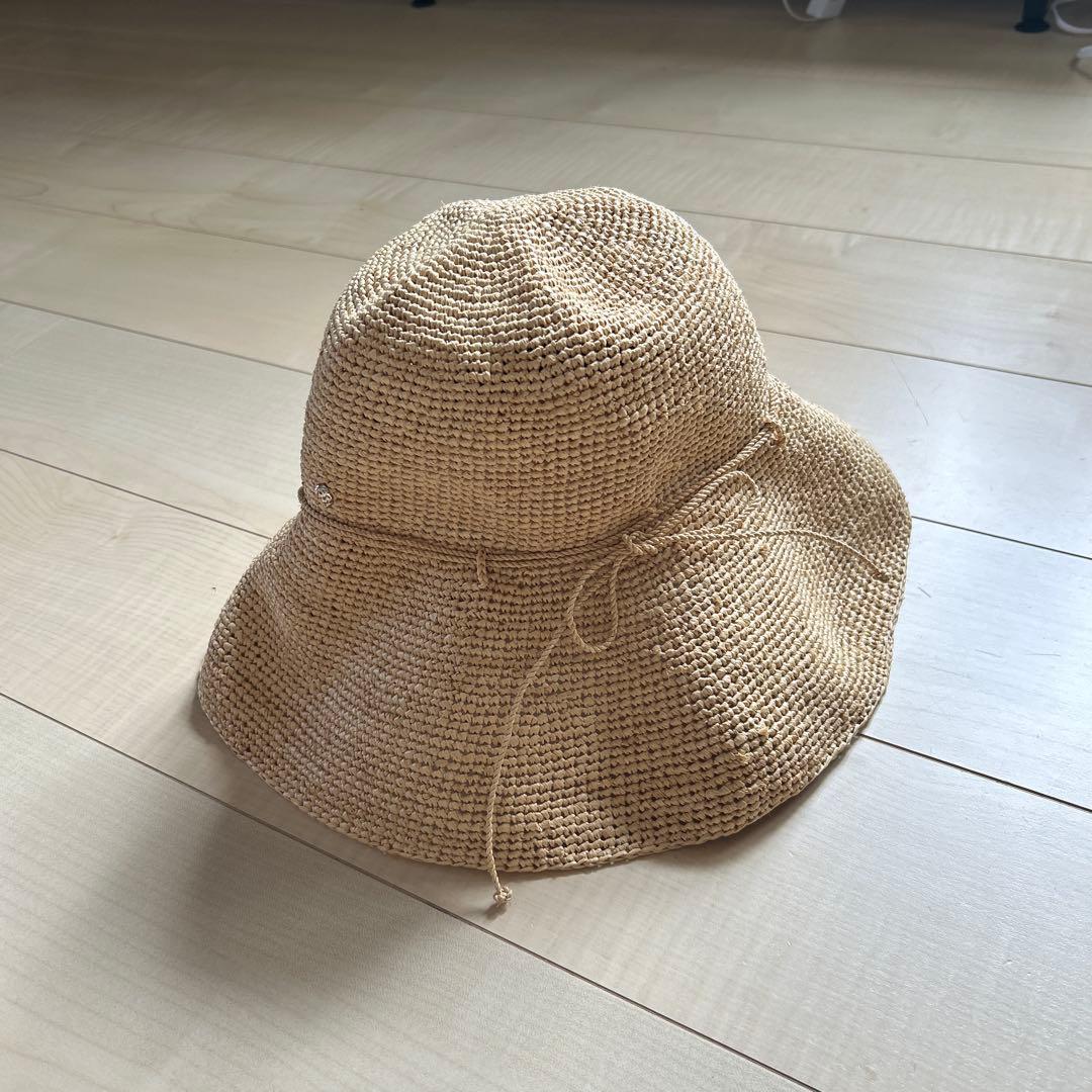 HELEN KAMINSKI ベージュ バケットハット 保存袋付き