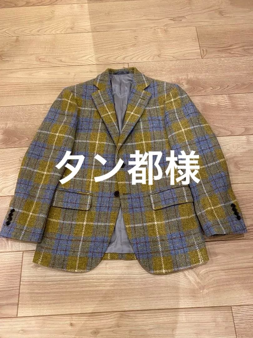 Harris Tweed ルシック テーラードジャケット チェック