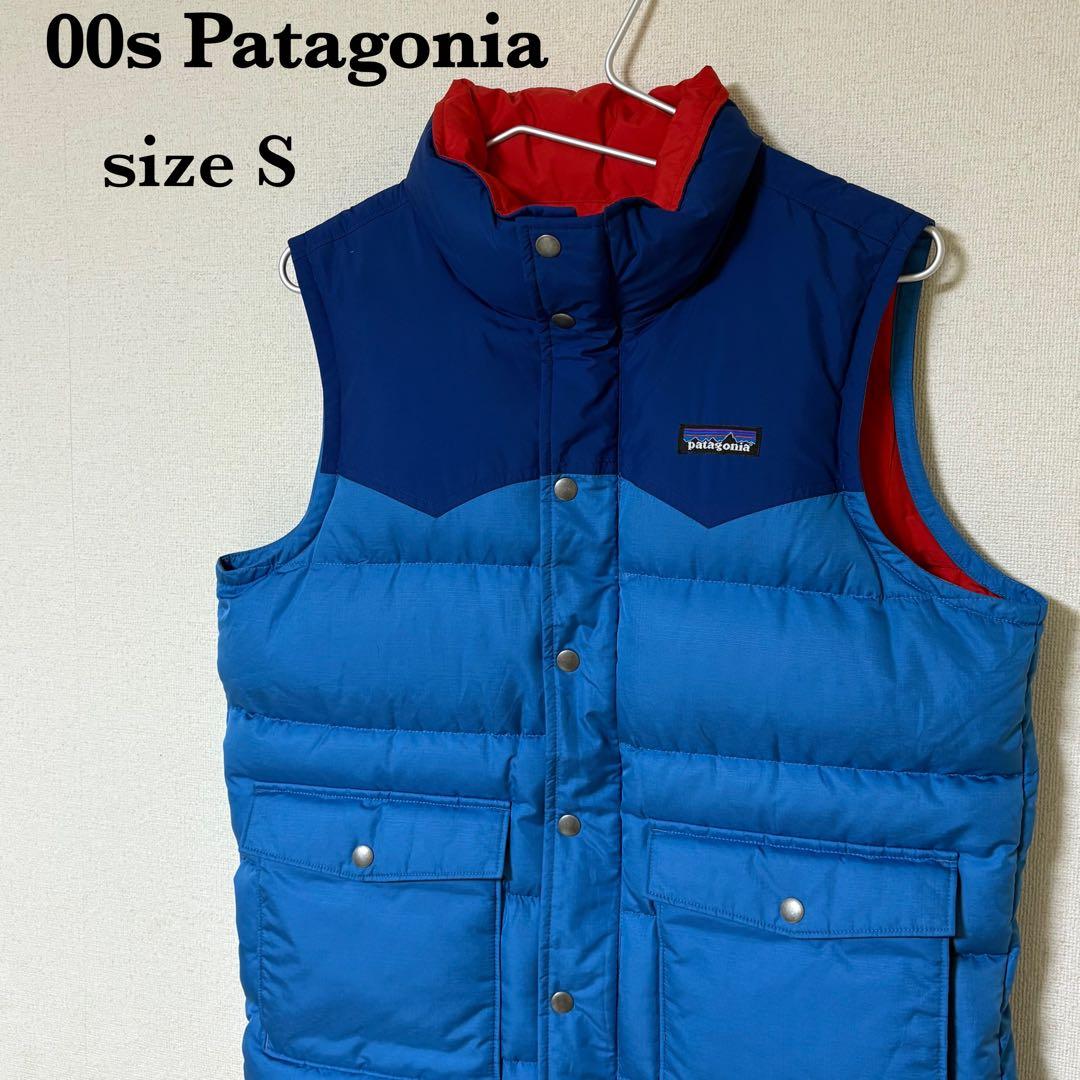 00s Patagonia スリングショット ダウンベスト サイズS 古着