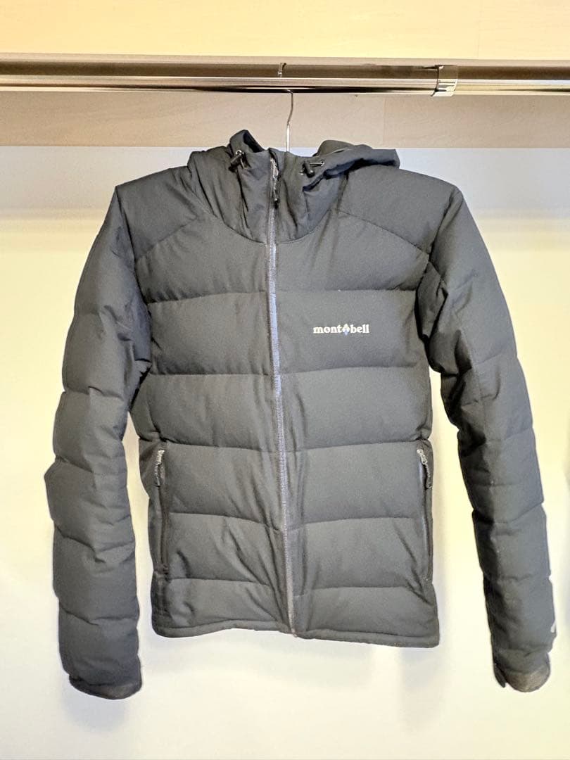 モンベル パーマフロスト ライトダウンパーカ メンズ Lサイズ ブラック