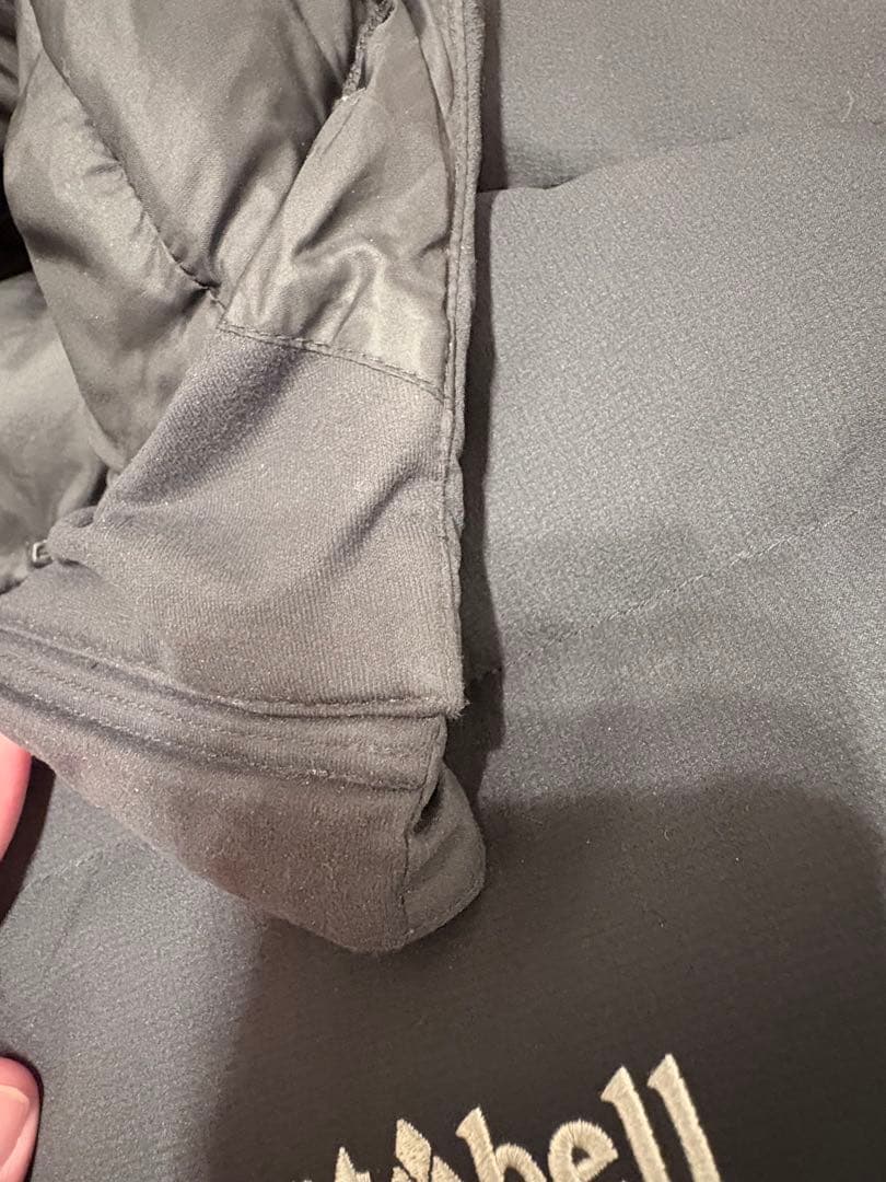 モンベル パーマフロスト ライトダウンパーカ メンズ Lサイズ ブラック