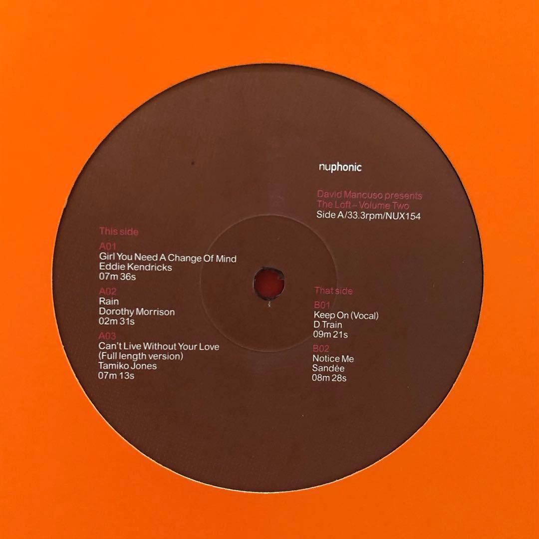 DAVID MANCUSO 4枚組レコード THE LOFT VOL.TWO