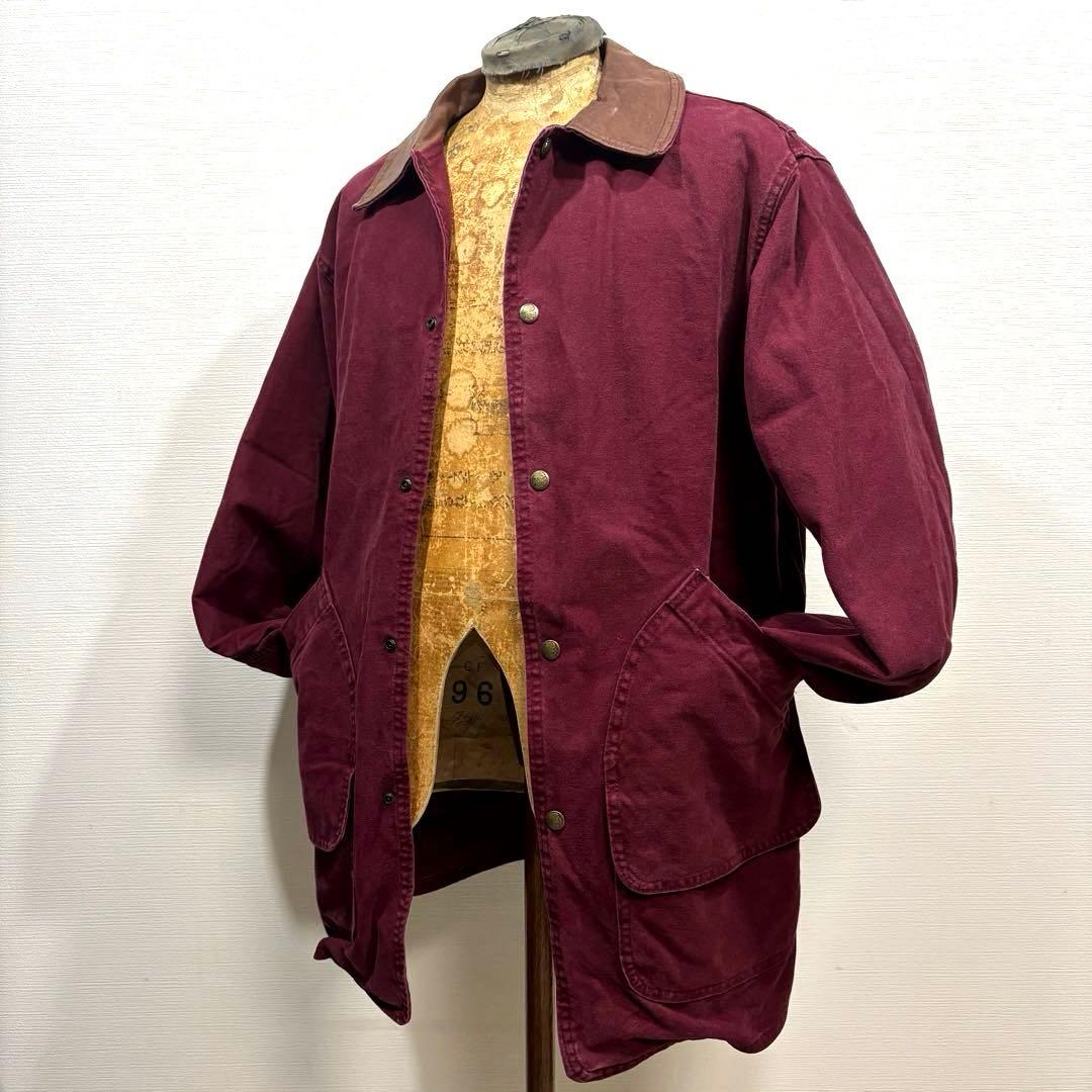 S 雰囲気◎ 90s USA製 ウールリッチ ダック ハンティング ジャケット