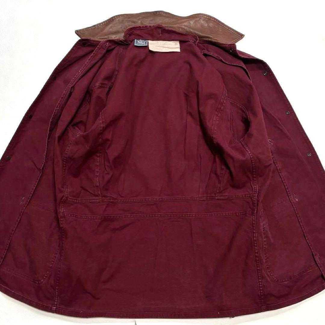 S 雰囲気◎ 90s USA製 ウールリッチ ダック ハンティング ジャケット