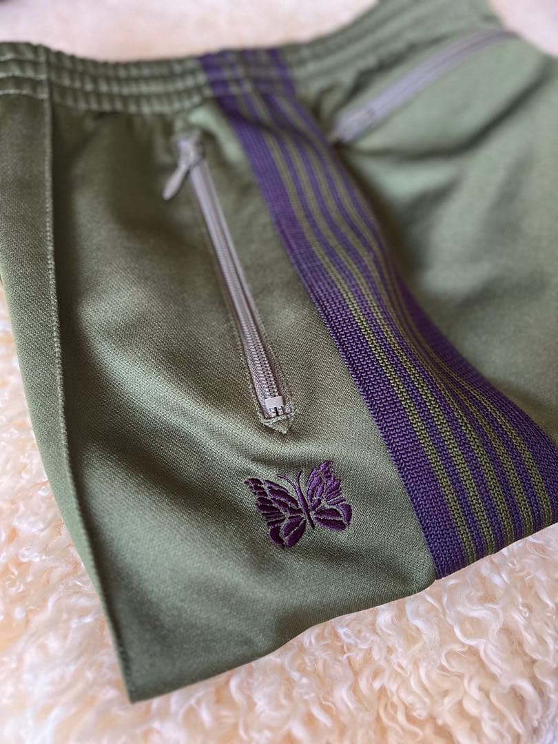 【NEEDLES/ニードルズ】トラックパンツ　オリーブMサイズ