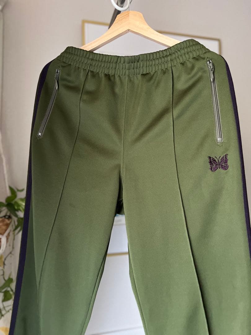 【NEEDLES/ニードルズ】トラックパンツ　オリーブMサイズ