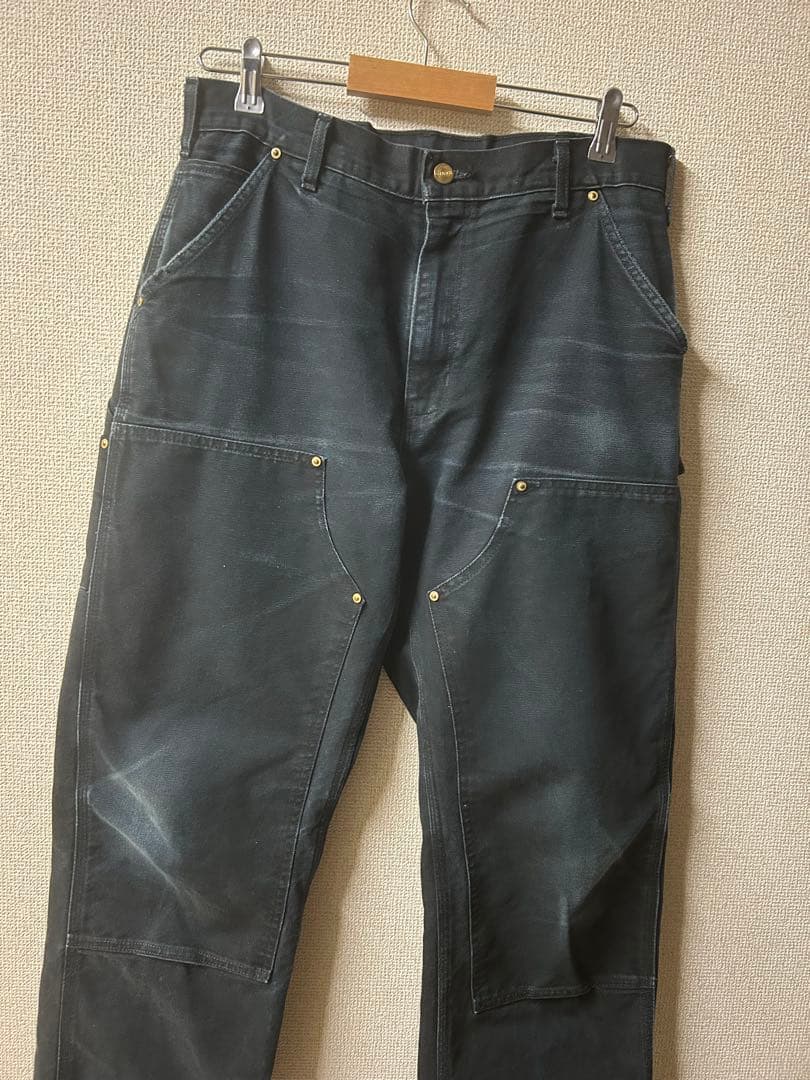 カーハート　ダブルニー　USA製　14年モデル　ブラック　ヒゲ