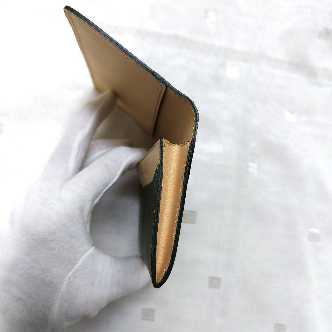 未使用　ソメスサドル [SOMES SADDLE]　名刺入　モスグリーン　箱付